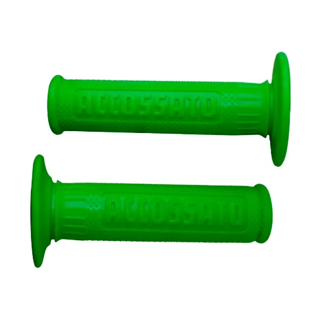 Imagen de PAR DE PUÑOS ACCOSSATO OFF ROAD MONOCOLOR VERDE (GR003V)