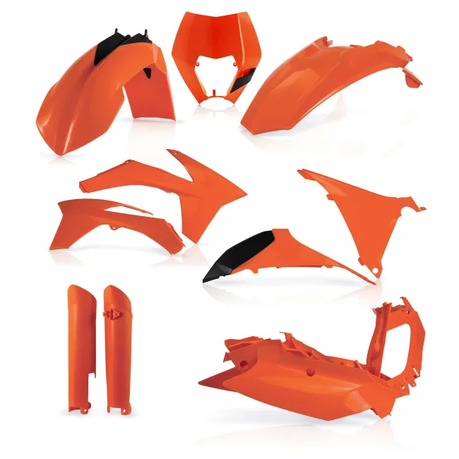 Imagen de KIT DE PLASTICOS KTM EXC / EXC-F 2012 NARANJA (16234010)