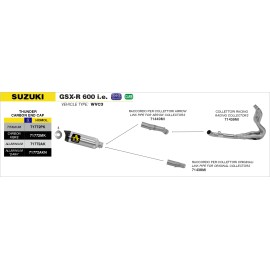 Imagen de ESCAPE ARROW homologado THUNDER SUZUKI GSX-R 600/ (71772MK)