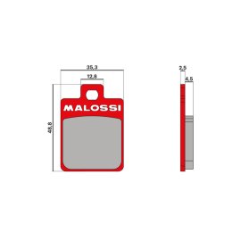 Imagen de BRAKE PADS MHR pastillas de freno (6215006BR)