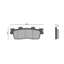 Imagem de BRAKE PADS (6216957BB)